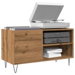vidaXL Dulap discuri stejar artizanal, 84,5x38x48 cm, lemn prelucrat vidaXL Dulap discuri stejar artizanal, 84,5x38x48 cm, lemn prelucrat