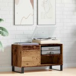 vidaXL Dulap pentru discuri, lemn vechi, 84,5x38x48 cm, lemn prelucrat