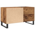 vidaXL Dulap pentru discuri, lemn vechi, 84,5x38x48 cm, lemn prelucrat