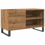 vidaXL Dulap discuri stejar artizanal, 84,5x38x48 cm, lemn prelucrat