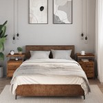 vidaXL Noptiere, 2 buc, lemn vechi, 44x45x60 cm, lemn prelucrat