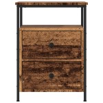 vidaXL Noptiere, 2 buc, lemn vechi, 44x45x60 cm, lemn prelucrat