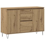 vidaXL Servantă, stejar artizanal, 101,5x35x70 cm, lemn prelucrat