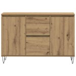 vidaXL Servantă, stejar artizanal, 101,5x35x70 cm, lemn prelucrat