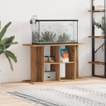 vidaXL Suport acvariu, stejar artizanal, 100x40x60 cm, lemn prelucrat vidaXL Suport acvariu, stejar artizanal, 100x40x60 cm, lemn prelucrat