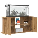 vidaXL Suport acvariu, stejar artizanal, 121x41x58 cm, lemn prelucrat vidaXL Suport acvariu, stejar artizanal, 121x41x58 cm, lemn prelucrat