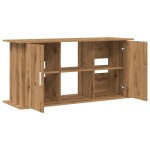 vidaXL Suport acvariu, stejar artizanal, 121x41x58 cm, lemn prelucrat vidaXL Suport acvariu, stejar artizanal, 121x41x58 cm, lemn prelucrat