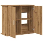 vidaXL Suport acvariu, stejar artizanal, 81x36x73 cm, lemn prelucrat vidaXL Suport acvariu, stejar artizanal, 81x36x73 cm, lemn prelucrat
