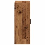 vidaXL Dulap montat pe perete lemn vechi 69,5x34x90 cm