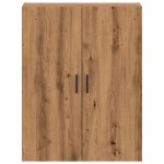 vidaXL Dulap montat pe perete, stejar artizanal, 69,5x34x90 cm