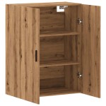 vidaXL Dulap montat pe perete, stejar artizanal, 69,5x34x90 cm