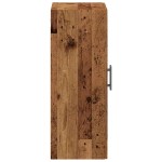 vidaXL Dulap montat pe perete lemn vechi 69,5x34x90 cm