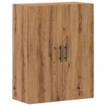 vidaXL Dulap montat pe perete, stejar artizanal, 69,5x34x90 cm