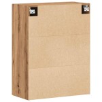 vidaXL Dulap montat pe perete, stejar artizanal, 69,5x34x90 cm