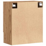 vidaXL Dulap de perete, Stejar artizanal, 60x31x70 cm, lemn compozit