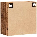 vidaXL Dulap de perete, lemn învechit, 60x31x60 cm, lemn prelucrat