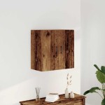 vidaXL Dulap de perete, lemn învechit, 60x31x60 cm, lemn prelucrat