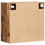 vidaXL Dulap de perete, lemn învechit, 60x31x60 cm, lemn prelucrat