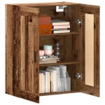 vidaXL Dulap montat pe perete lemn vechi 69,5x34x90 cm lemn prelucrat