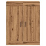 vidaXL Dulap pe perete stejar artizanal, 69,5x34x90 cm, lemn prelucrat