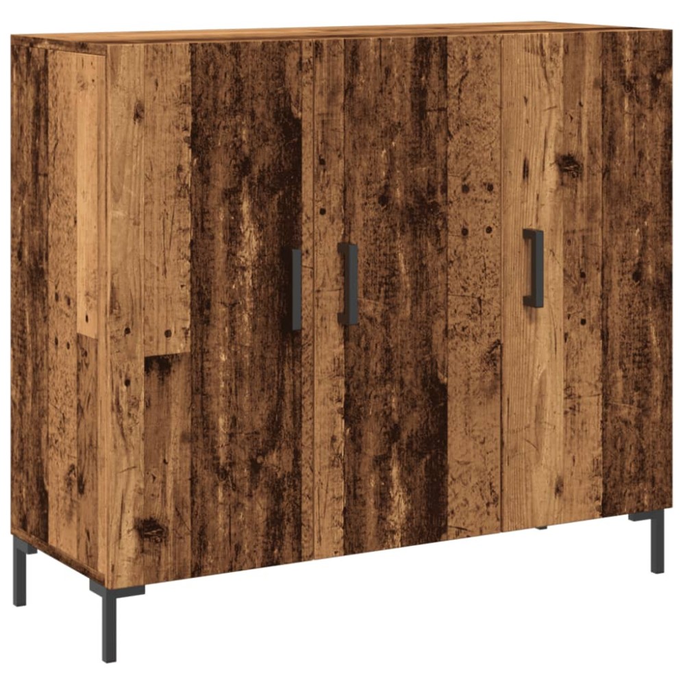 vidaXL Dulap, lemn vechi, 90x34x80 cm, lemn prelucrat