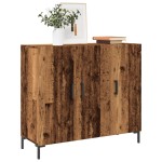 vidaXL Dulap, lemn vechi, 90x34x80 cm, lemn prelucrat
