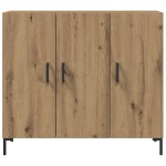 vidaXL Dulap, stejar artizanal, 90x34x80 cm, lemn prelucrat vidaXL Dulap, stejar artizanal, 90x34x80 cm, lemn prelucrat