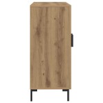 vidaXL Dulap, stejar artizanal, 90x34x80 cm, lemn prelucrat vidaXL Dulap, stejar artizanal, 90x34x80 cm, lemn prelucrat