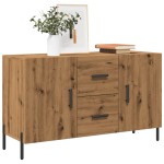 vidaXL Dulap, stejar artizanal, 100x36x60 cm, lemn prelucrat vidaXL Dulap, stejar artizanal, 100x36x60 cm, lemn prelucrat