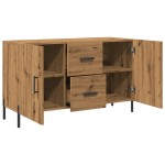 vidaXL Dulap, stejar artizanal, 100x36x60 cm, lemn prelucrat vidaXL Dulap, stejar artizanal, 100x36x60 cm, lemn prelucrat