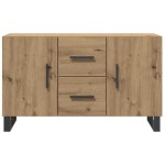 vidaXL Dulap, stejar artizanal, 100x36x60 cm, lemn prelucrat