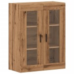 vidaXL Dulap montat pe perete, stejar artizanal, 69,5x34x90 cm