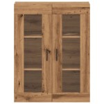 vidaXL Dulap montat pe perete, stejar artizanal, 69,5x34x90 cm