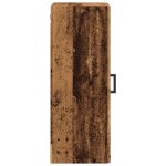 vidaXL Dulap pe perete, lemn vechi, 34,5x34x90 cm, lemn prelucrat