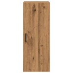 vidaXL Dulap pe perete stejar artizanal, 34,5x34x90 cm, lemn prelucrat