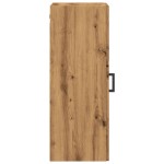 vidaXL Dulap pe perete stejar artizanal, 34,5x34x90 cm, lemn prelucrat