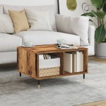 vidaXL Măsuță de cafea, lemn vechi, 60x50x36,5 cm, lemn prelucrat vidaXL Măsuță de cafea, lemn vechi, 60x50x36,5 cm, lemn prelucrat
