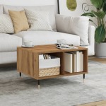 vidaXL Măsuță cafea, stejar artizanal, 60x50x36,5 cm, lemn prelucrat vidaXL Măsuță cafea, stejar artizanal, 60x50x36,5 cm, lemn prelucrat