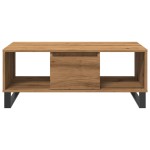 vidaXL Măsuță cafea, stejar artizanal, 90x50x36,5 cm, lemn prelucrat vidaXL Măsuță cafea, stejar artizanal, 90x50x36,5 cm, lemn prelucrat
