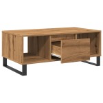 vidaXL Măsuță cafea, stejar artizanal, 90x50x36,5 cm, lemn prelucrat vidaXL Măsuță cafea, stejar artizanal, 90x50x36,5 cm, lemn prelucrat