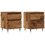 vidaXL Noptiere, 2 buc., lemn vechi, 40x35x50 cm, lemn prelucrat vidaXL Noptiere, 2 buc., lemn vechi, 40x35x50 cm, lemn prelucrat