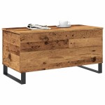 vidaXL Măsuță de cafea, lemn vechi, 90x44,5x45 cm, lemn prelucrat vidaXL Măsuță de cafea, lemn vechi, 90x44,5x45 cm, lemn prelucrat