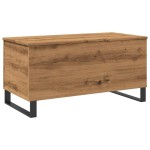 vidaXL Măsuță de cafea stejar artizanal, 90x44,5x45 cm, lemn prelucrat
