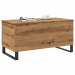 vidaXL Măsuță de cafea stejar artizanal, 90x44,5x45 cm, lemn prelucrat