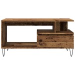 vidaXL Măsuță de cafea, lemn vechi, 90x49x45 cm, lemn prelucrat vidaXL Măsuță de cafea, lemn vechi, 90x49x45 cm, lemn prelucrat
