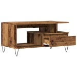 vidaXL Măsuță de cafea, lemn vechi, 90x49x45 cm, lemn prelucrat vidaXL Măsuță de cafea, lemn vechi, 90x49x45 cm, lemn prelucrat