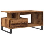 vidaXL Măsuță de cafea, lemn vechi, 90x49x45 cm, lemn prelucrat vidaXL Măsuță de cafea, lemn vechi, 90x49x45 cm, lemn prelucrat
