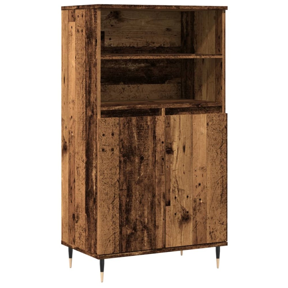 vidaXL Dulap înalt, lemn vechi, 60x36x110 cm, lemn prelucrat