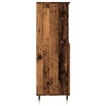 vidaXL Dulap înalt, lemn vechi, 60x36x110 cm, lemn prelucrat