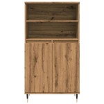 vidaXL Dulap înalt, stejar artizanal, 60x36x110 cm, lemn prelucrat